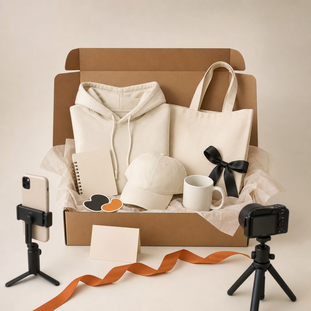 Kit influenceur personnalisé : comment créer un colis prêt à filmer